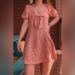 Yiduoduo dress with bow